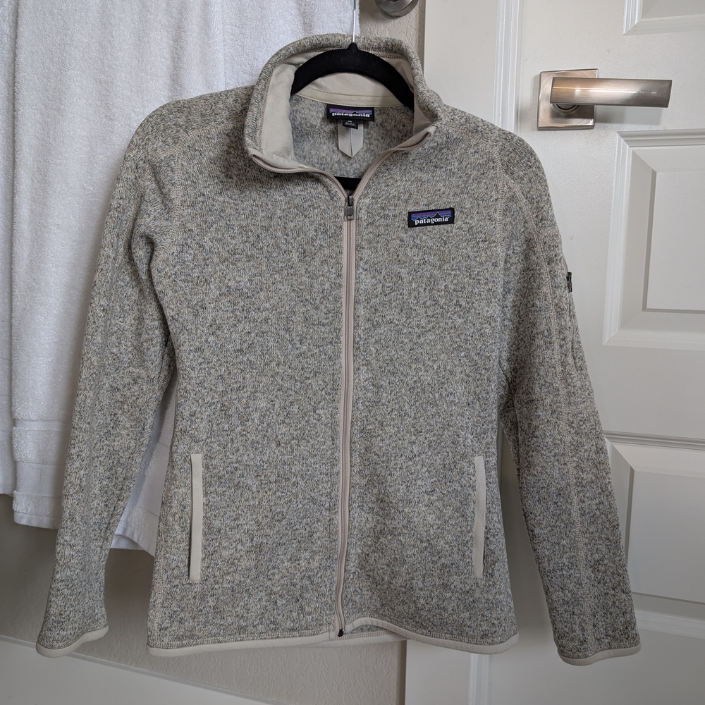 Patagonia Gray Full-Zip Fleece Jacket